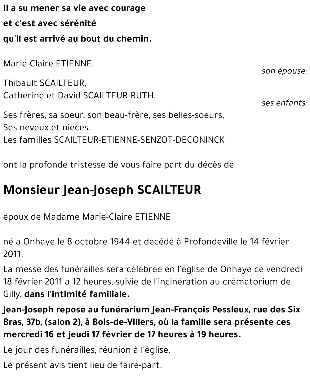 Jean-Joseph SCAILTEUR