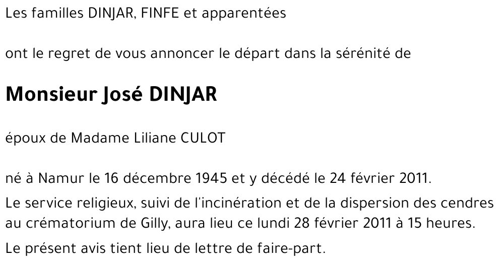 José DINJAR