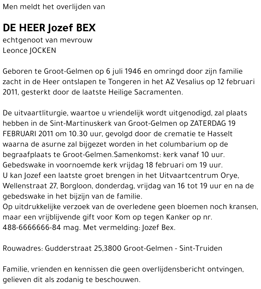 Jozef Bex