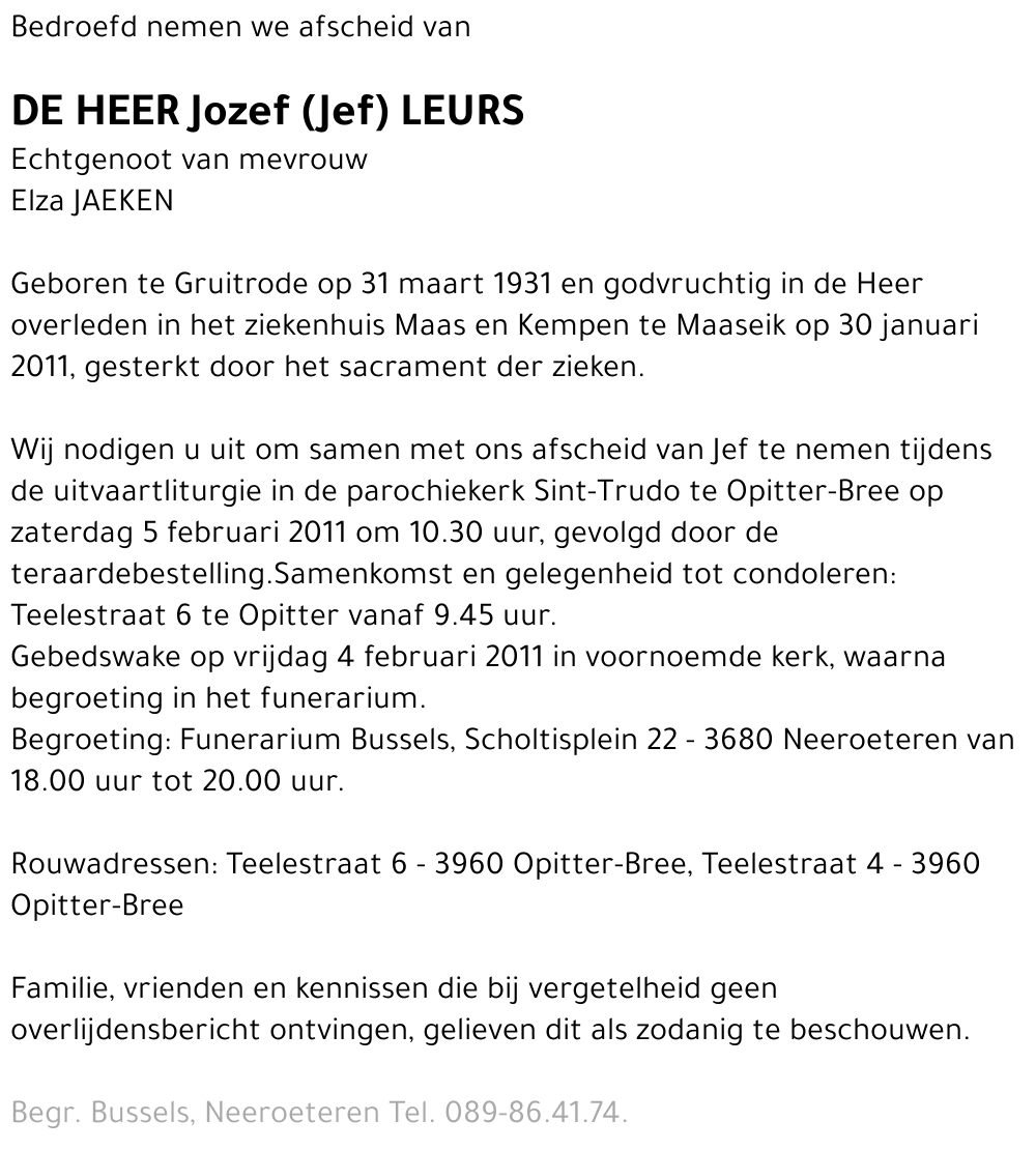Jozef LEURS