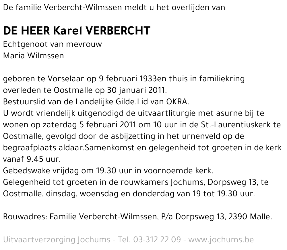 Karel Verbercht