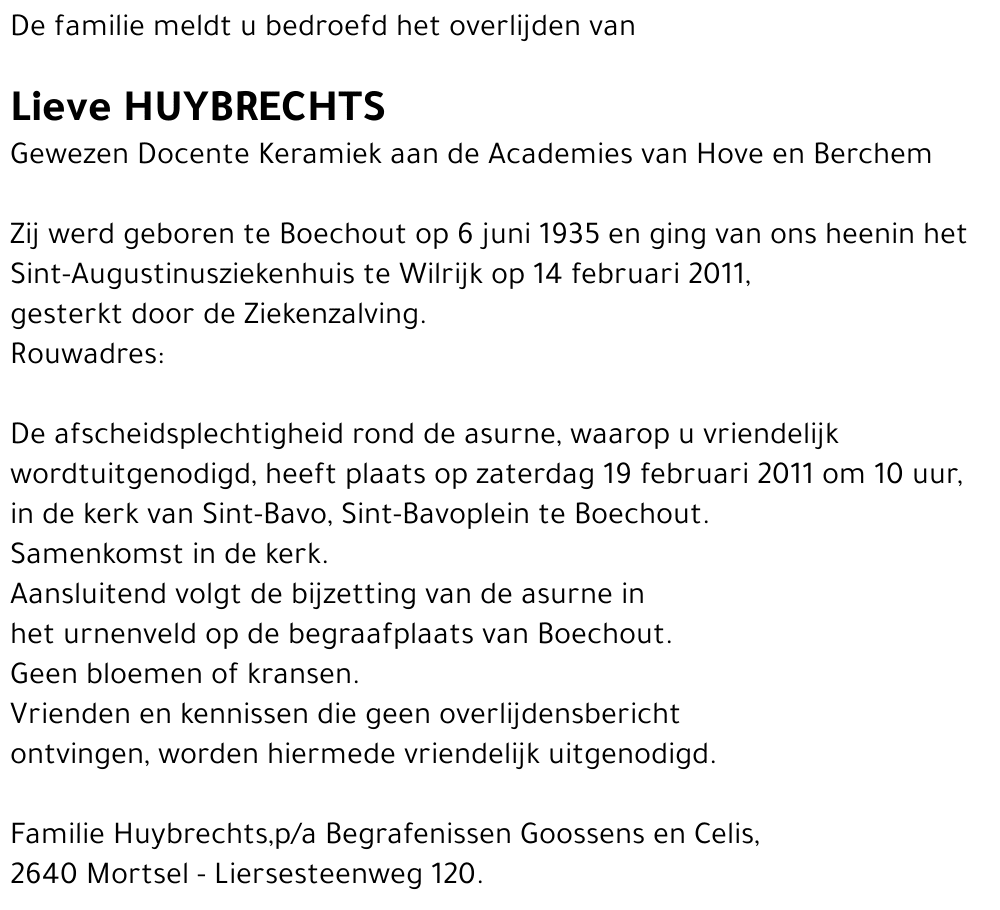 Lieve Huybrechts