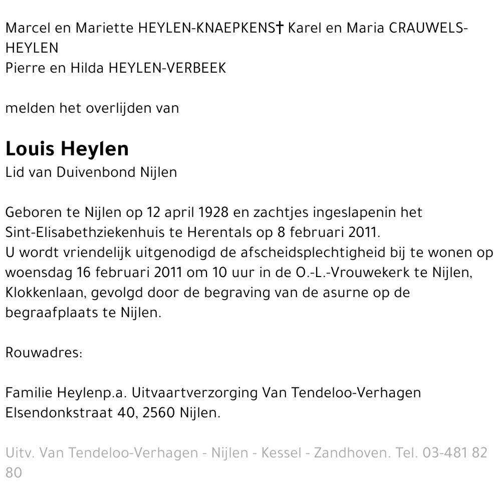 Louis HEYLEN