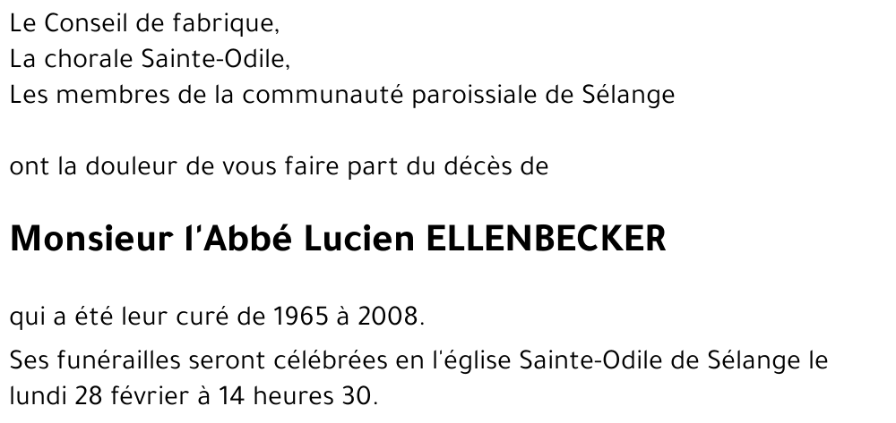 Lucien ELLENBECKER