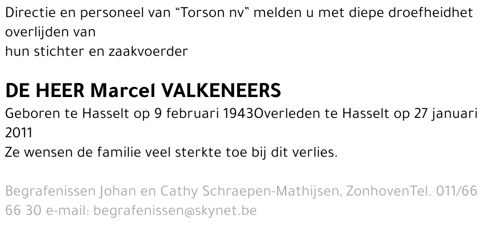 Marcel Valkeneers