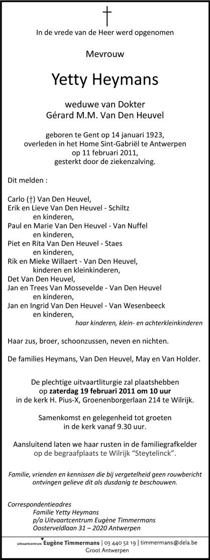 Marie-Henriette HEYMANS