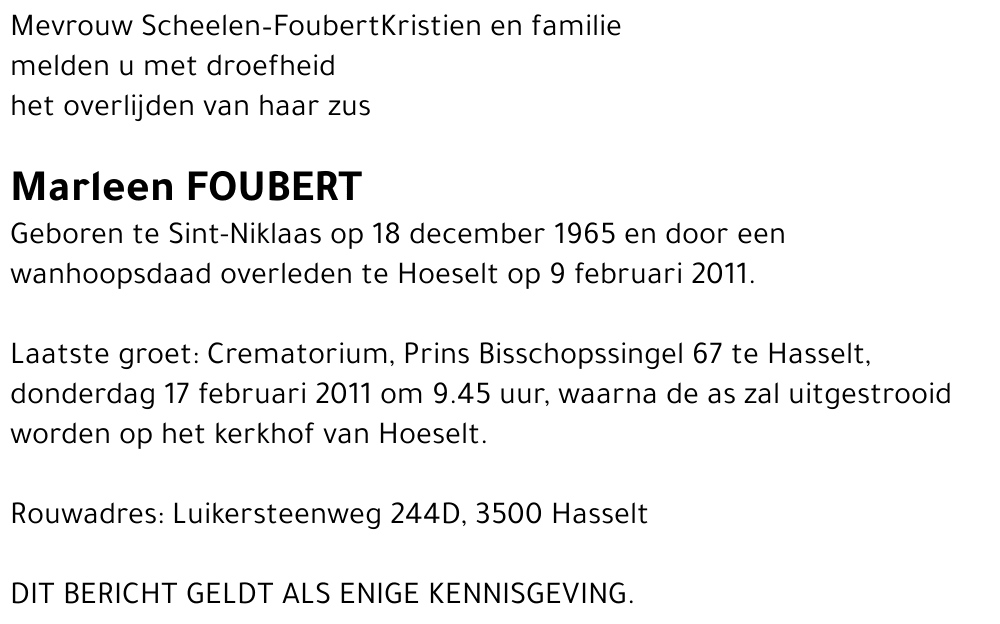 Marleen Foubert