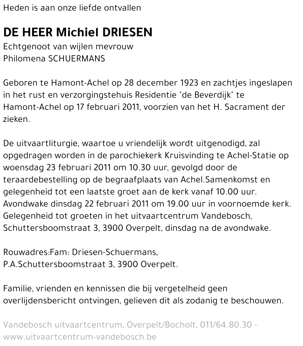 Michiel Driesen