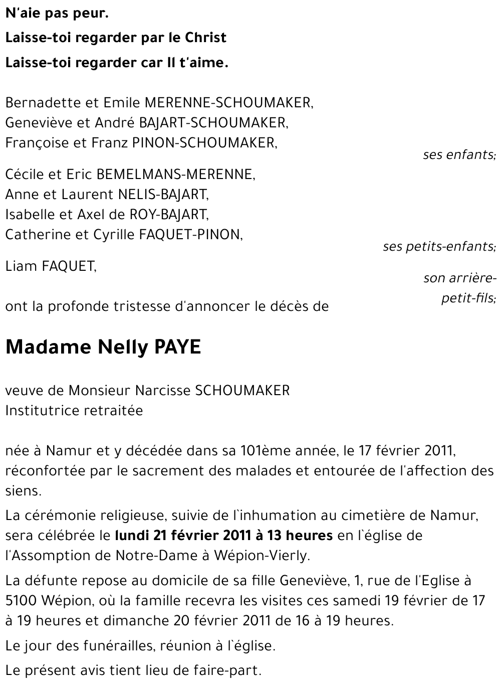 Nelly PAYE