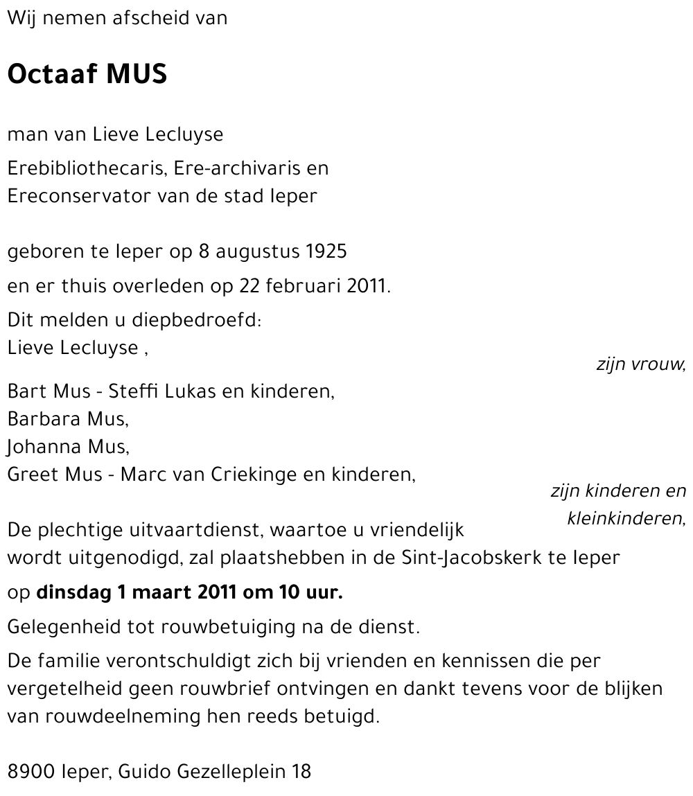 Octaaf MUS