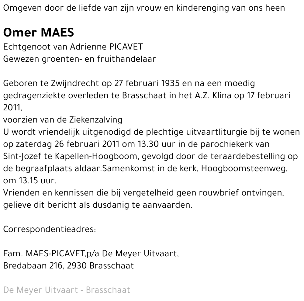 Omer Maes