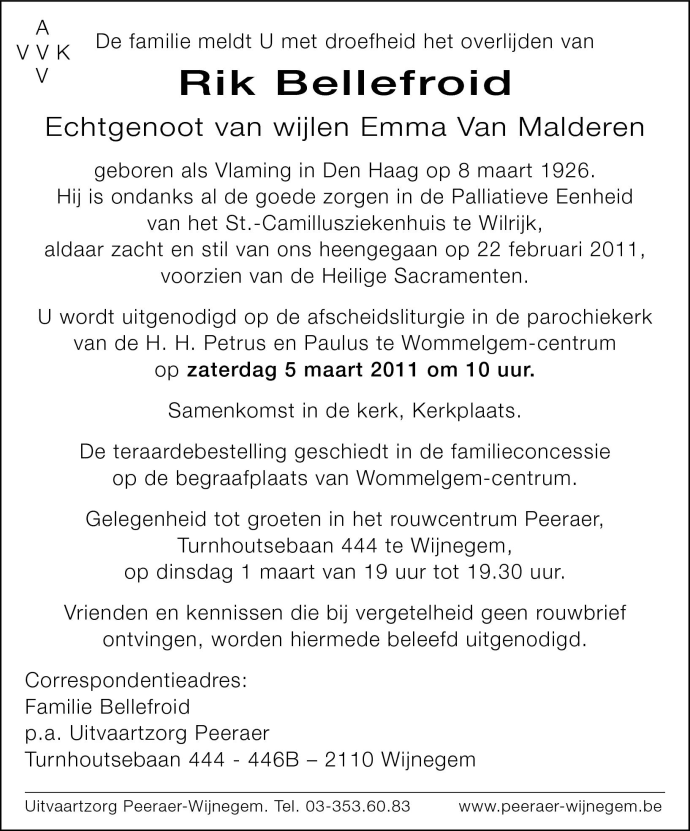 Rik Bellefroid