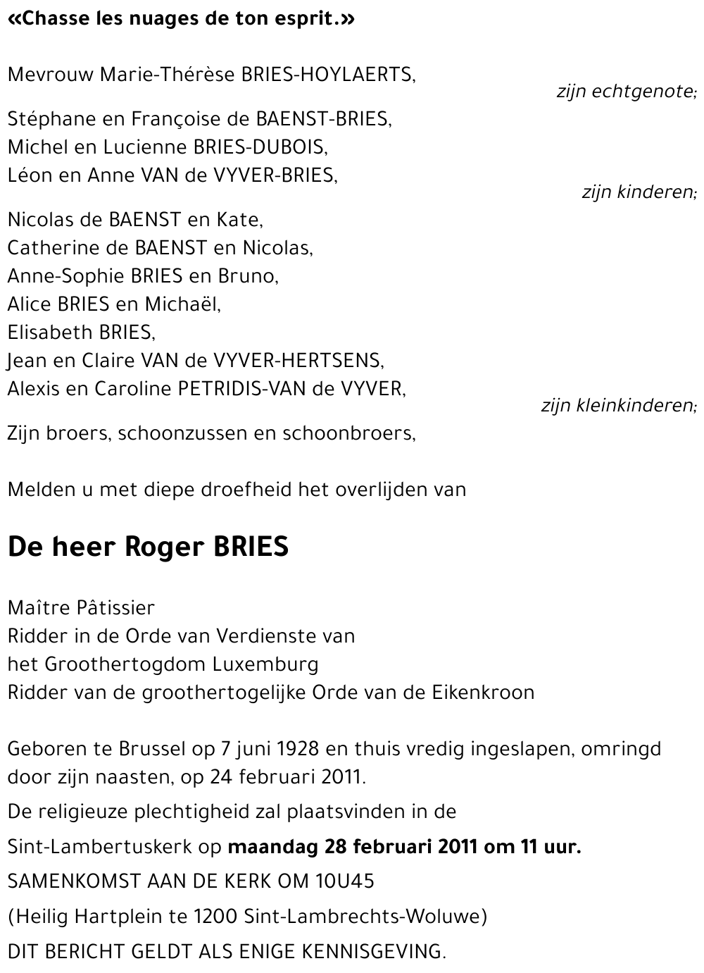 Roger BRIES