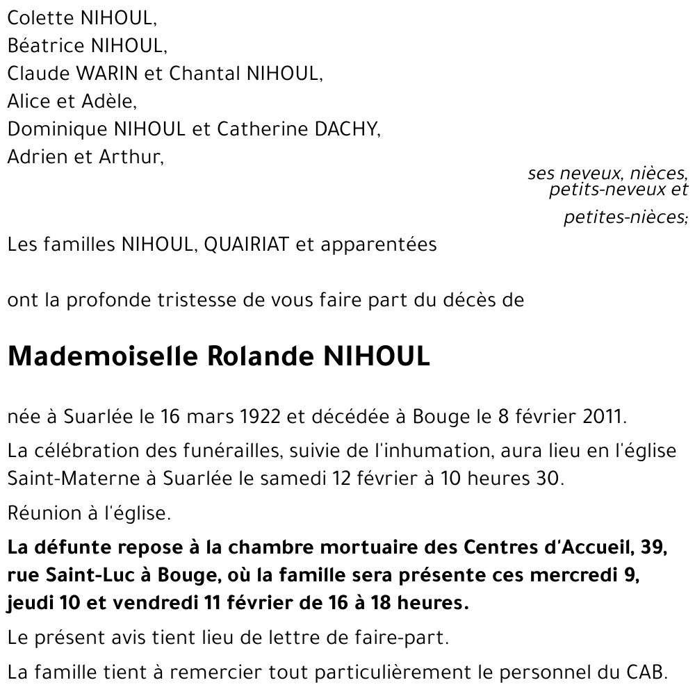 Rolande NIHOUL