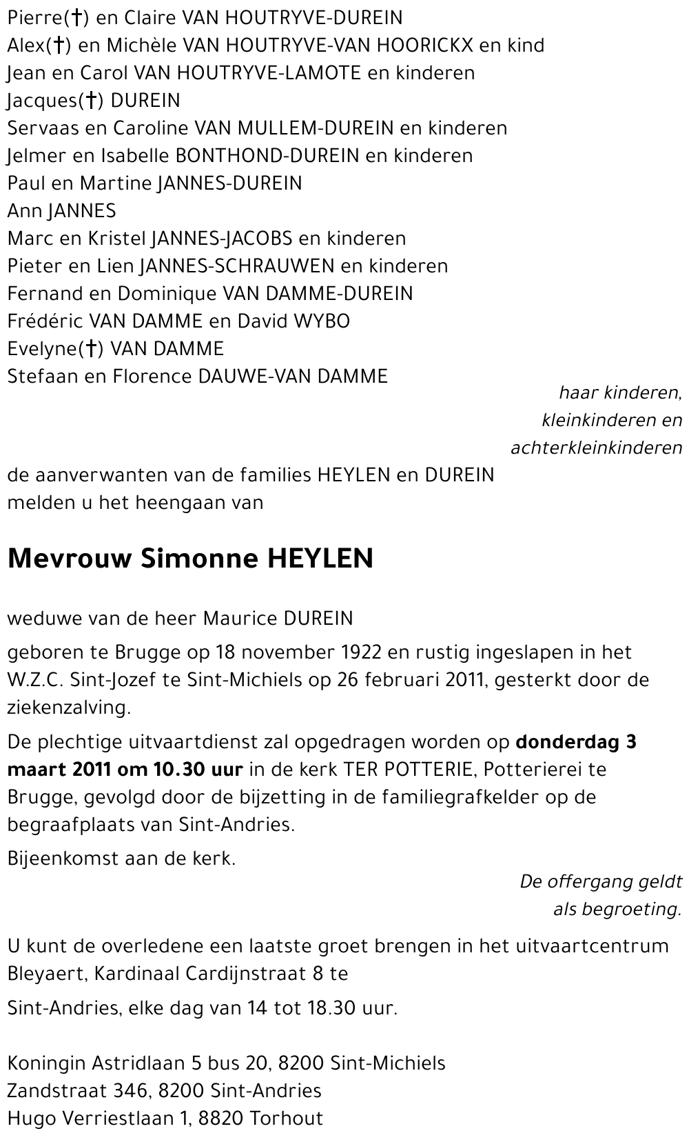 Simonne HEYLEN