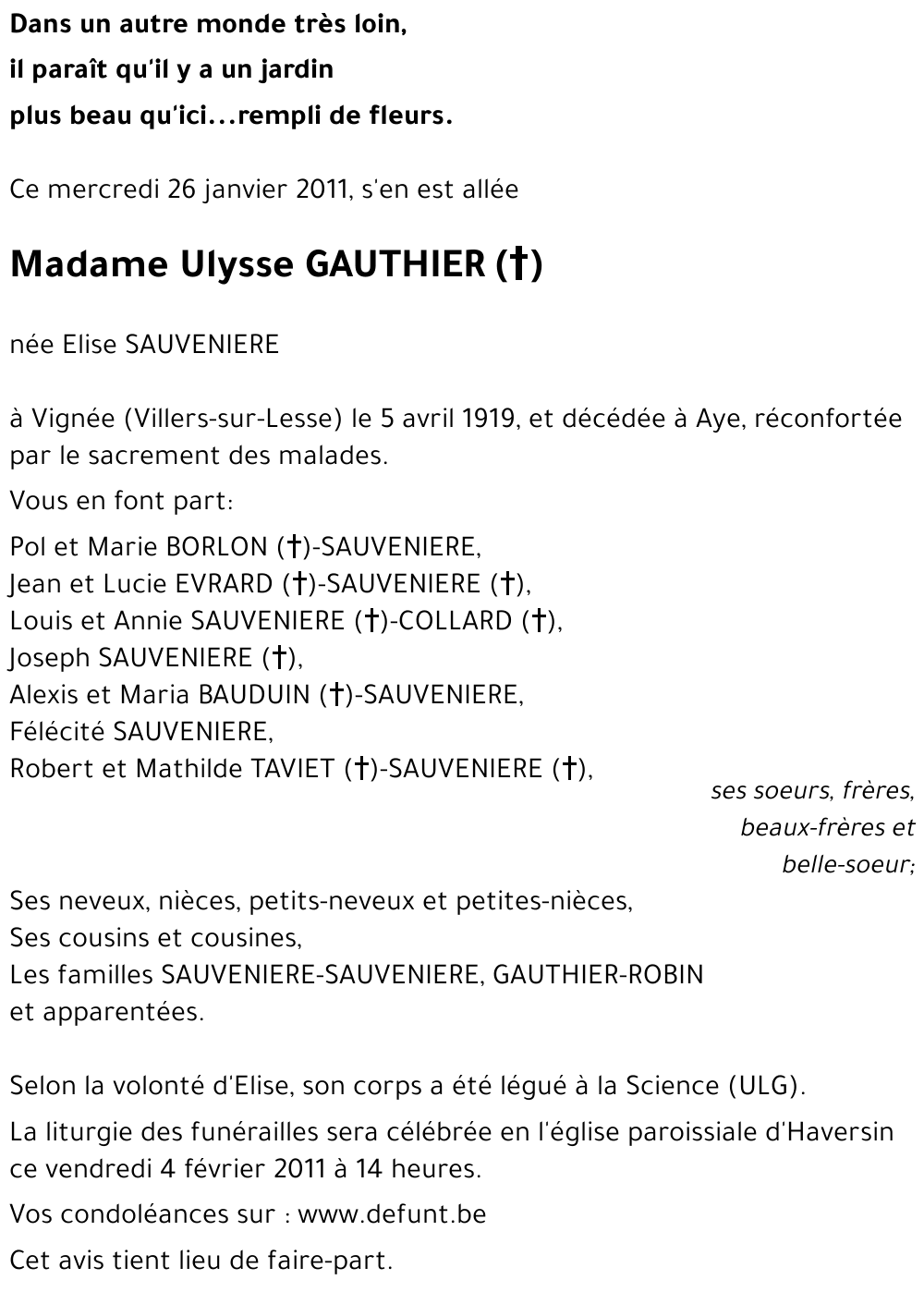 Ulysse GAUTHIER((+))