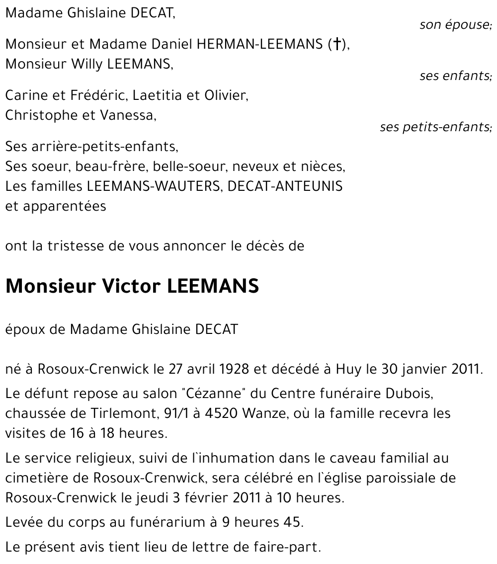 Victor Leemans