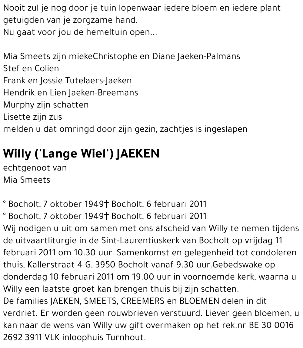 Willy Jaeken