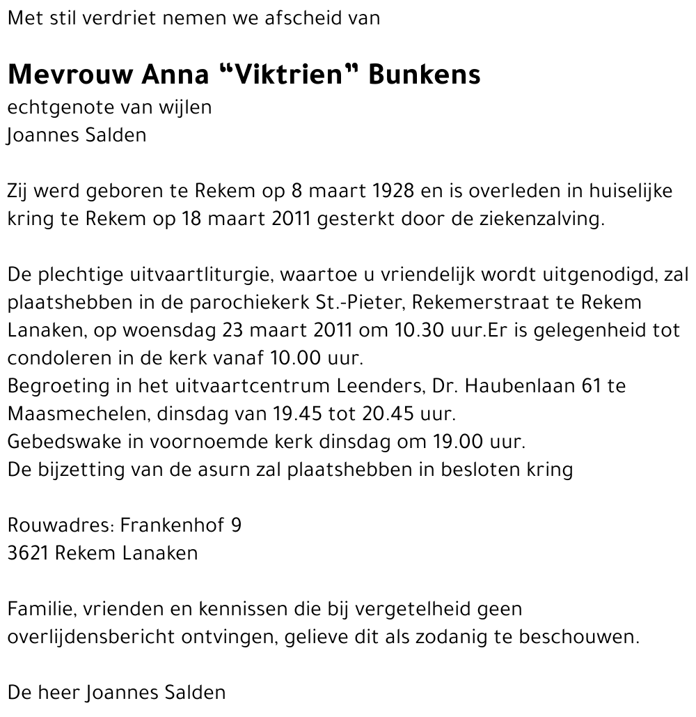 Anna Bunkens