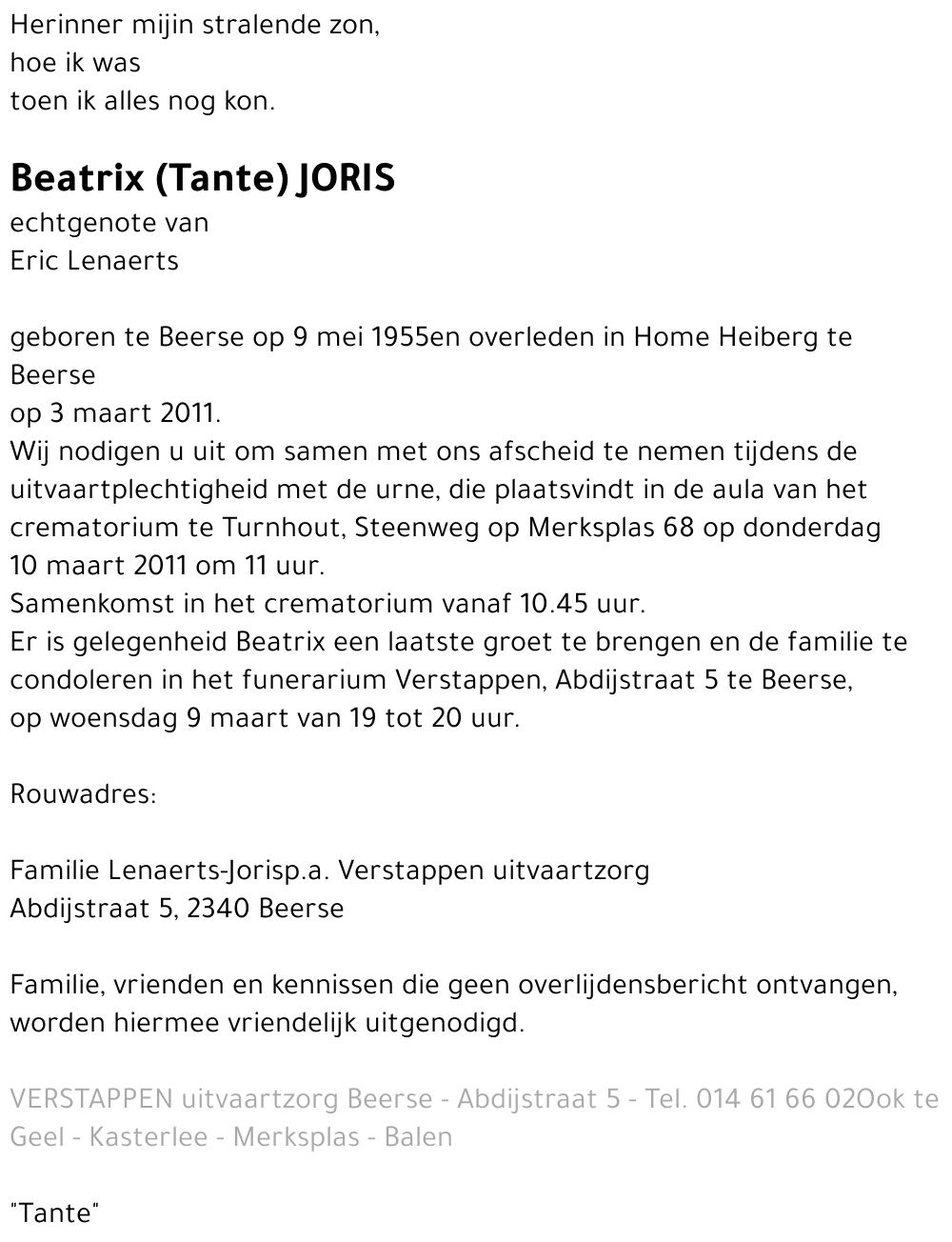 Beatrix Joris