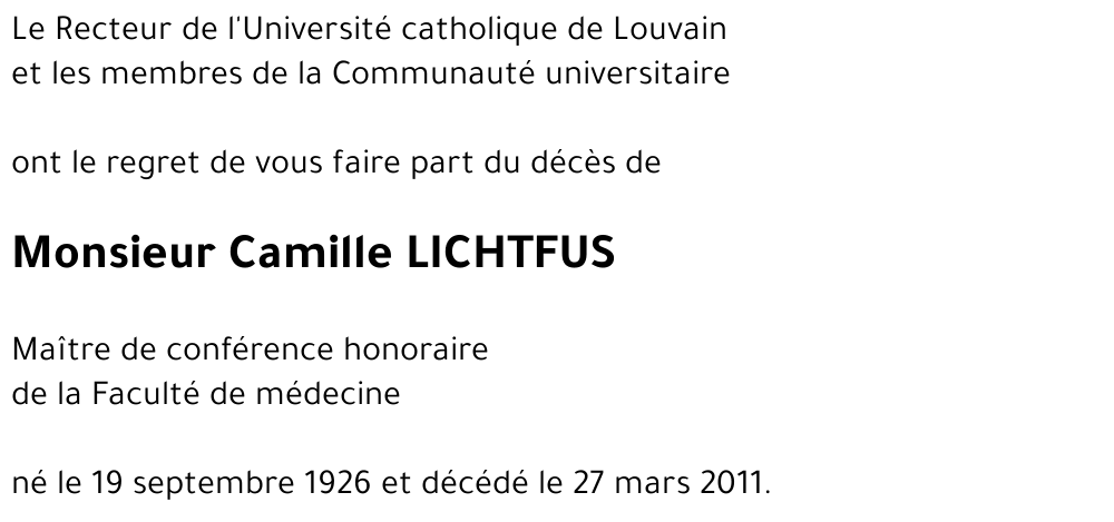 Camille LICHTFUS