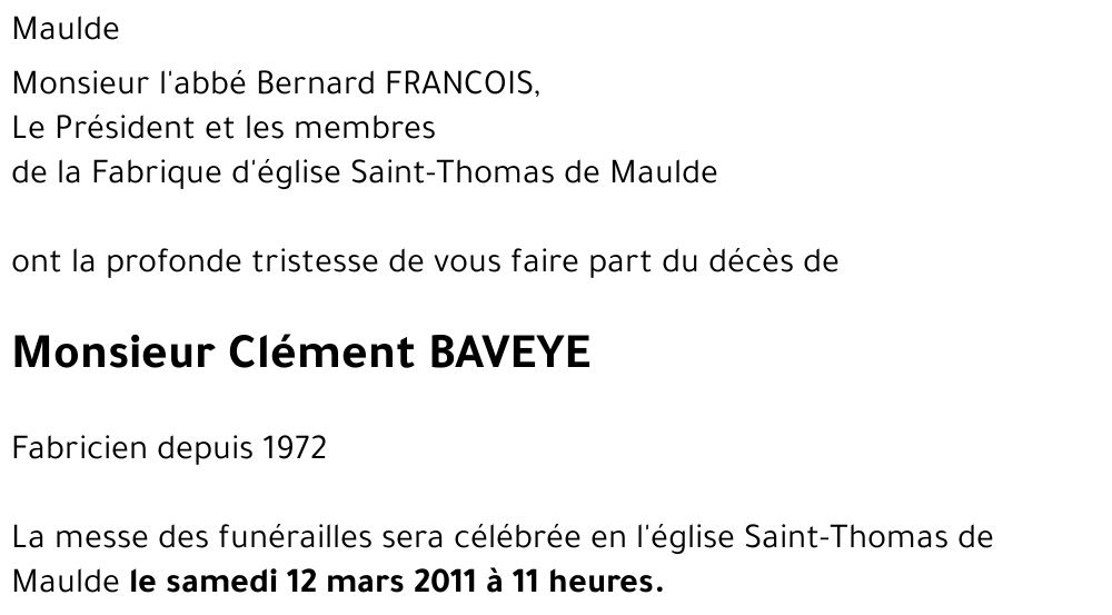 Clément BAVEYE