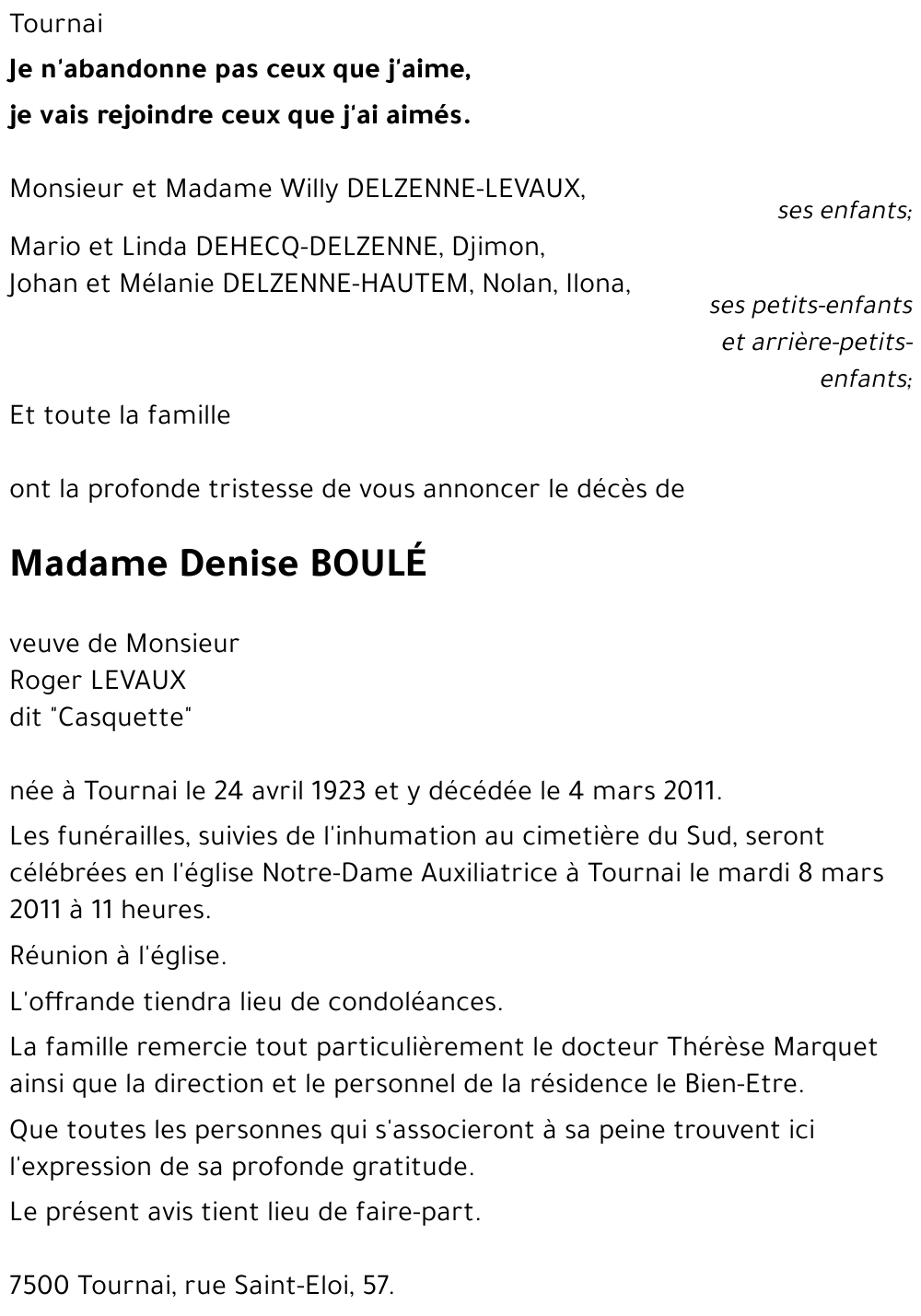 Denise Boulé