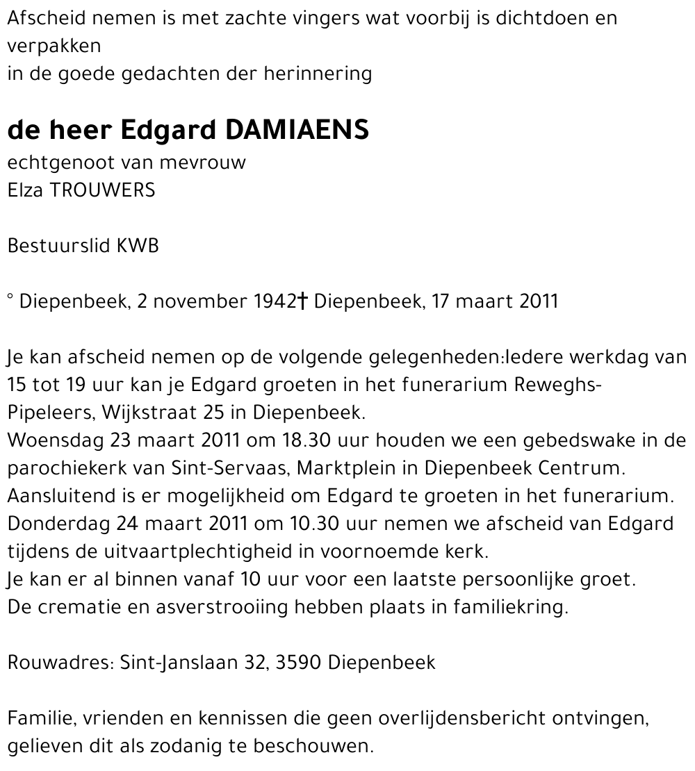 Edgard DAMIAENS