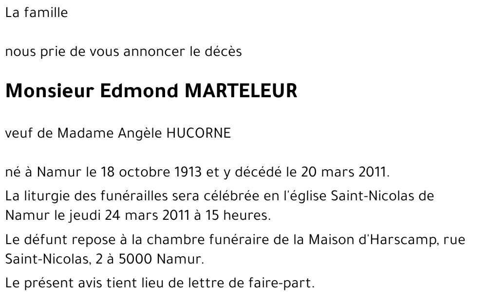 Edmond MARTELEUR