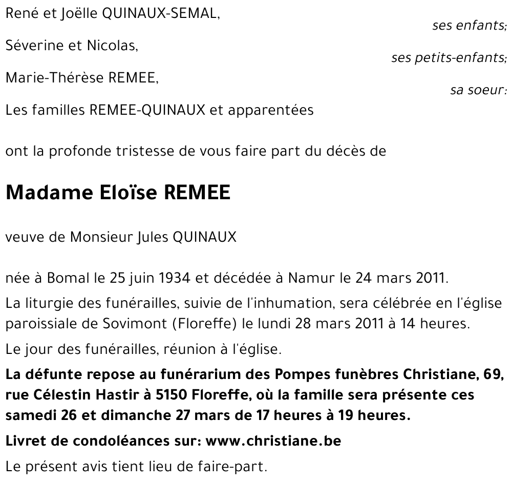 Eloïse REMEE