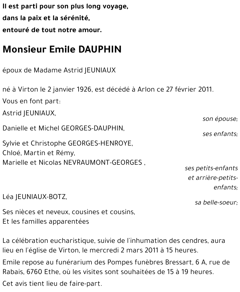 Emile DAUPHIN