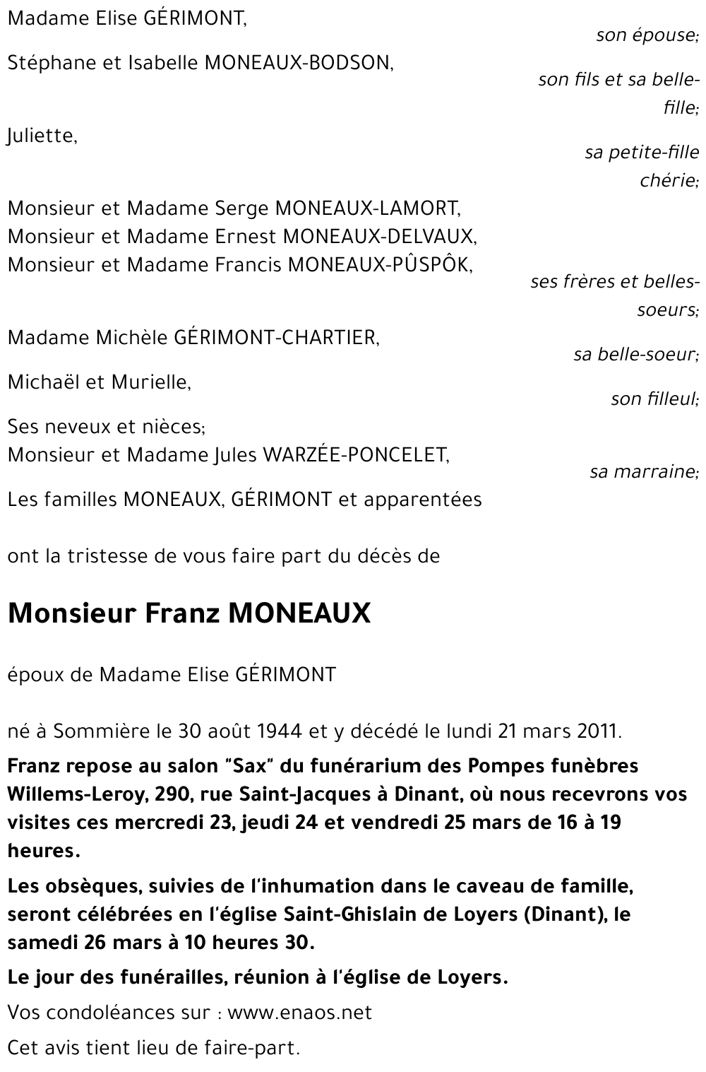 Franz MONEAUX