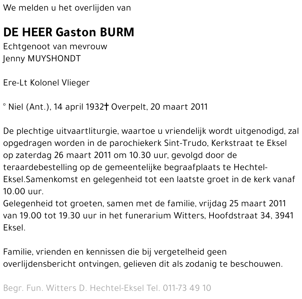 Gaston Burm