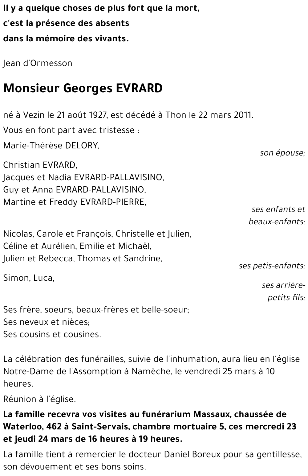 Georges EVRARD