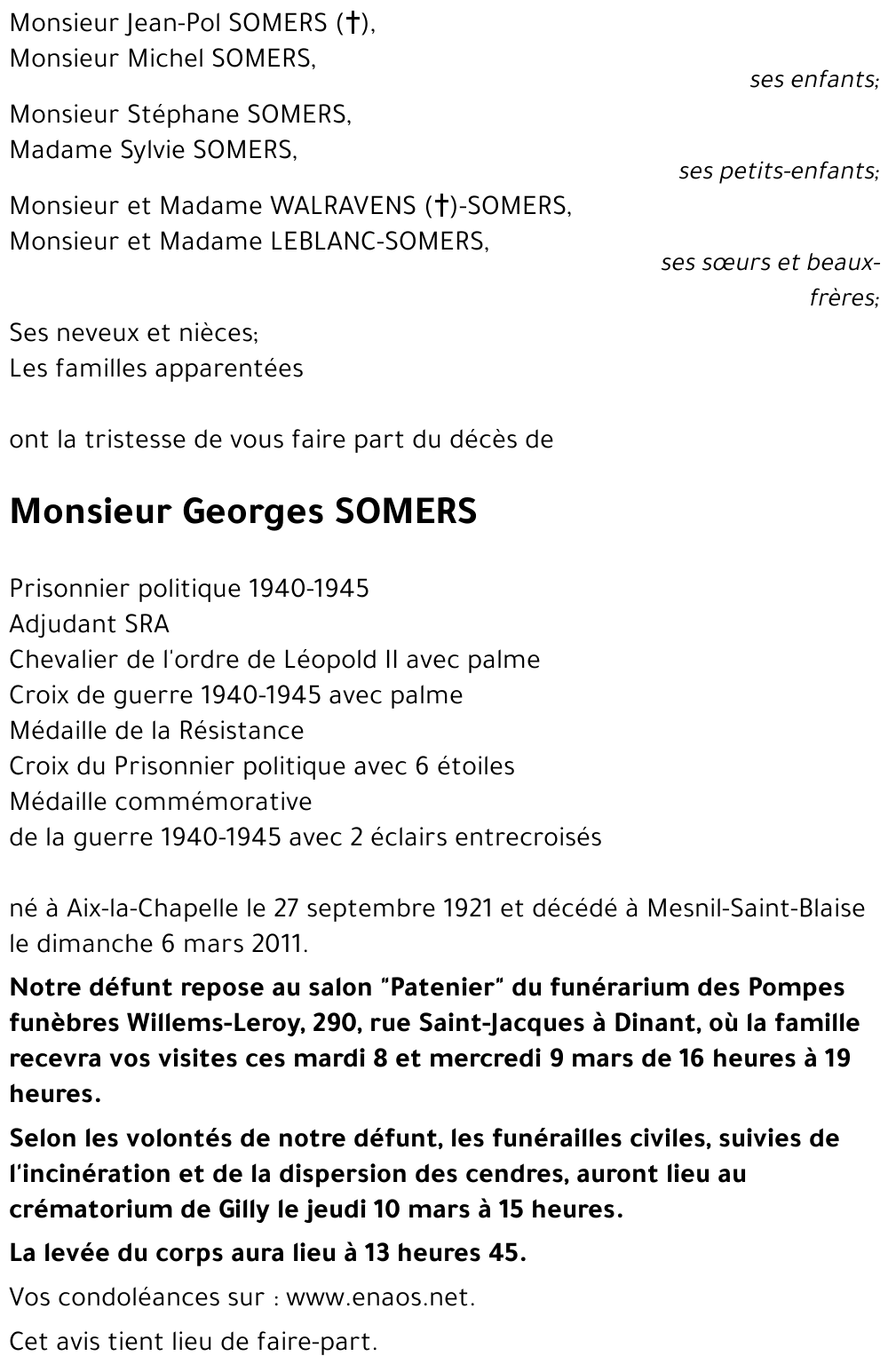 Georges SOMERS