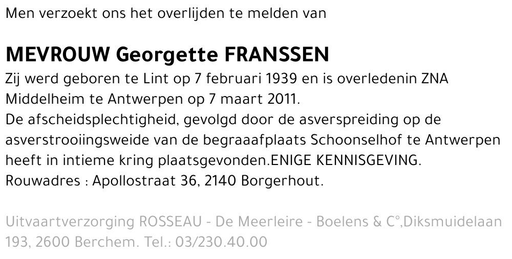 Georgette Franssen