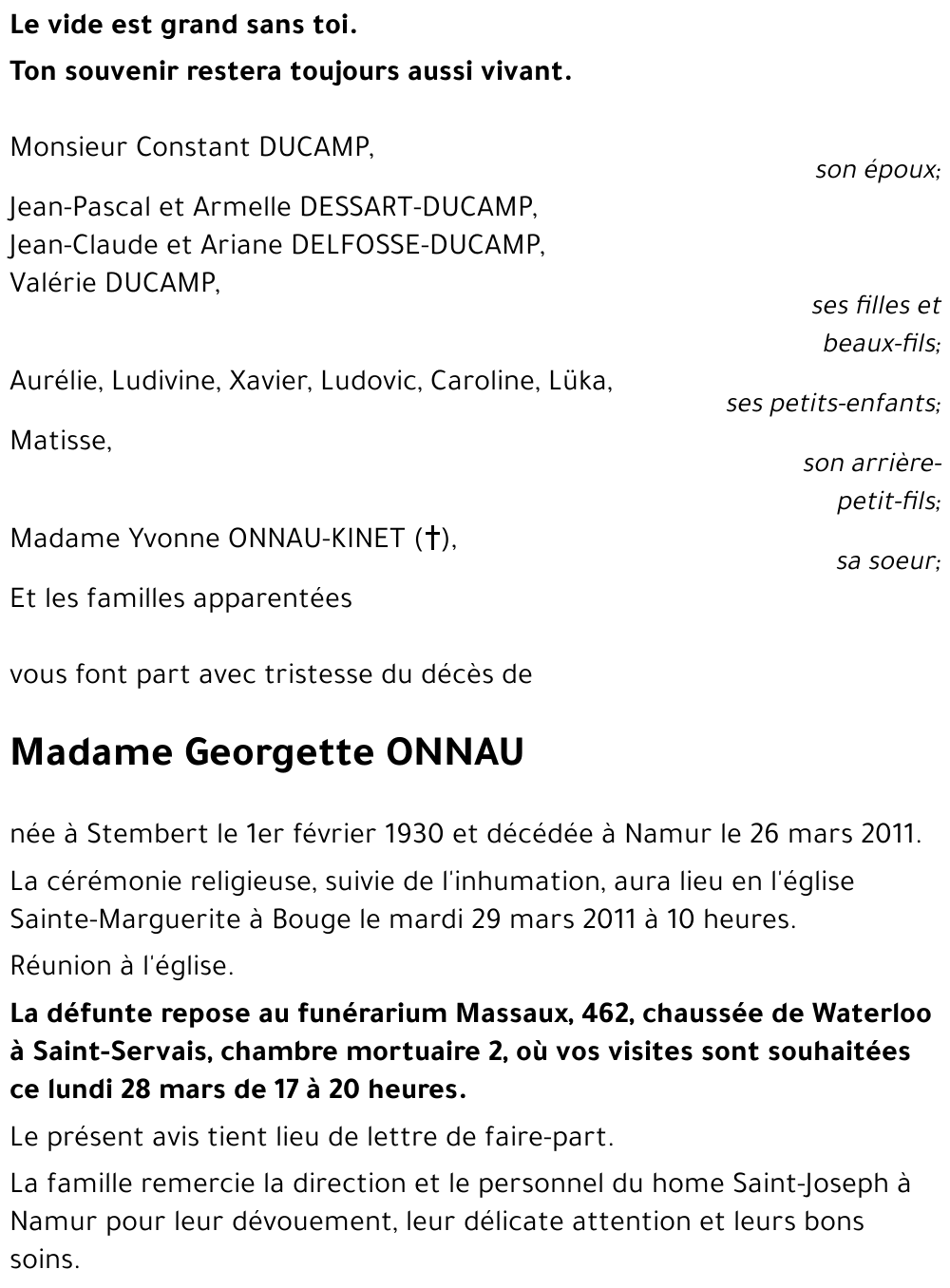 Georgette ONNAU