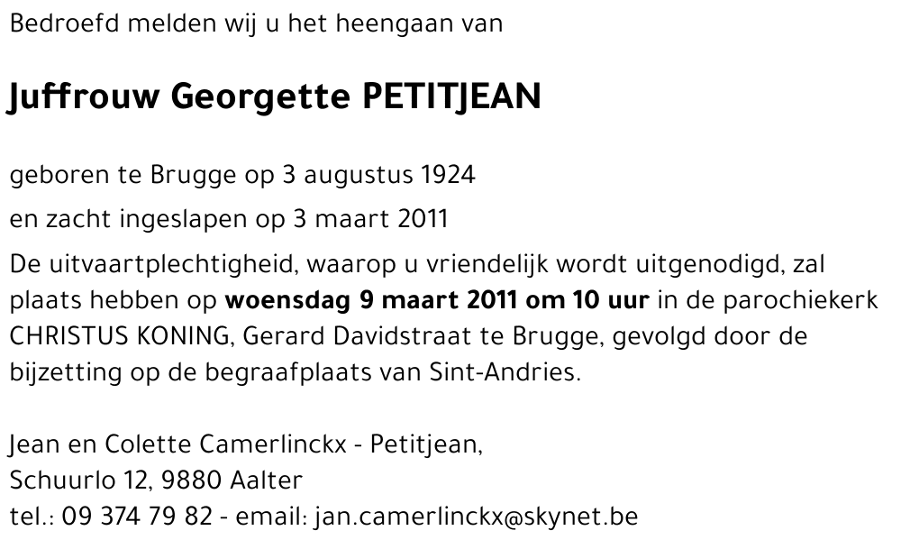 Georgette Petitjean