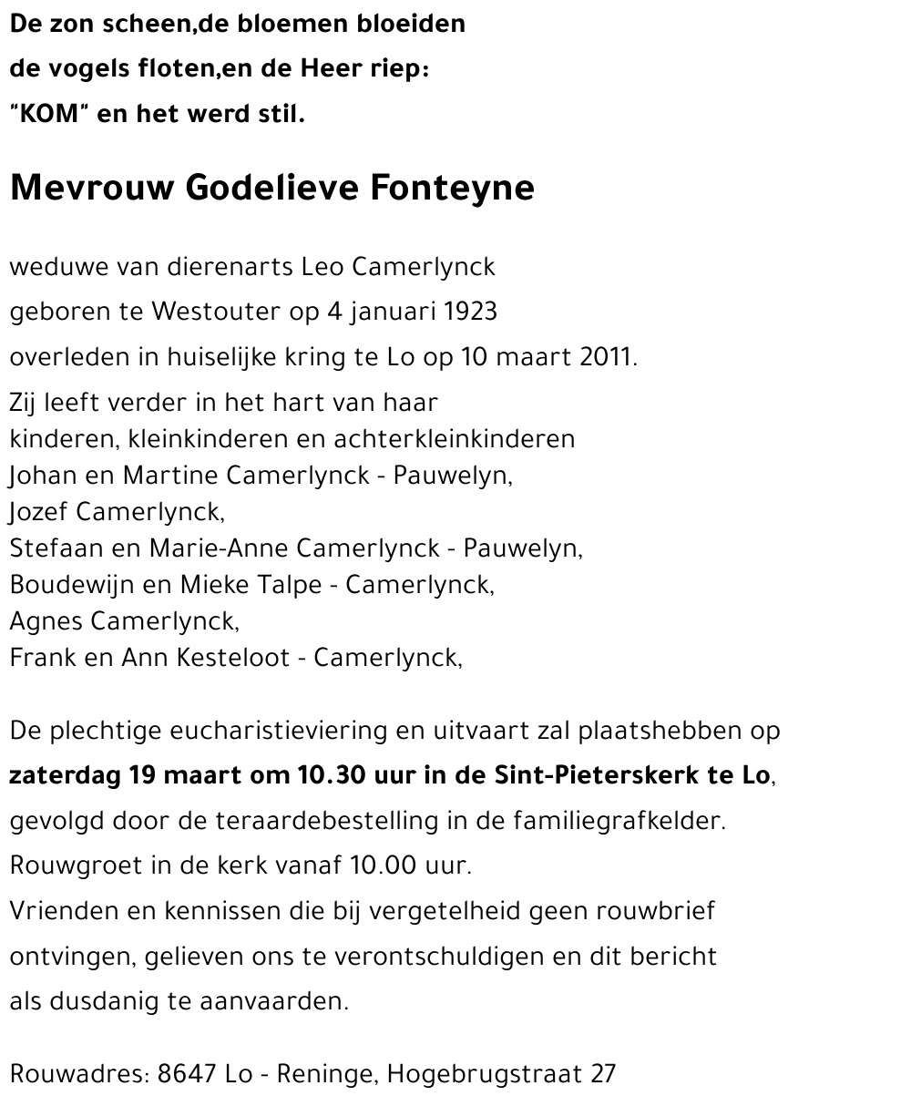Godelieve Fonteyne