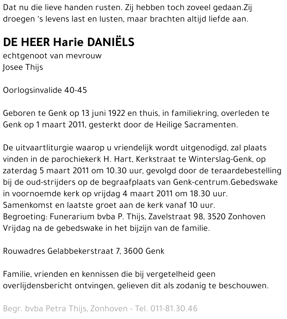 Harie Daniëls