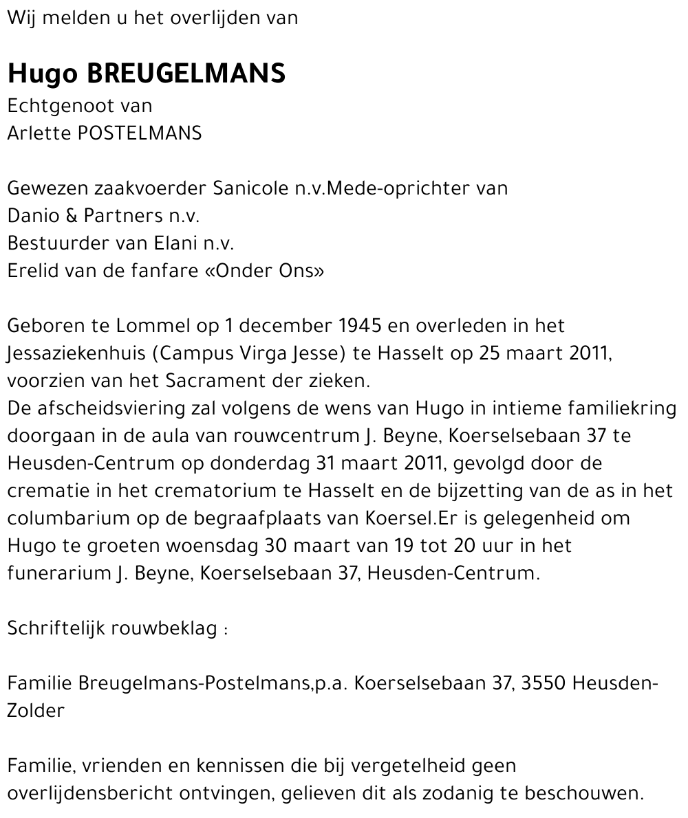 Hugo Breugelmans
