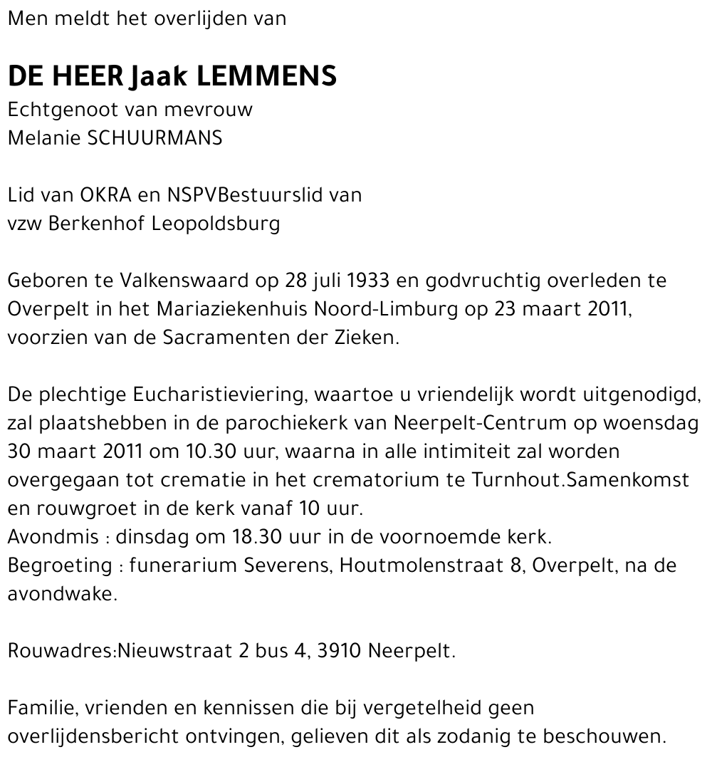 Jaak Lemmens