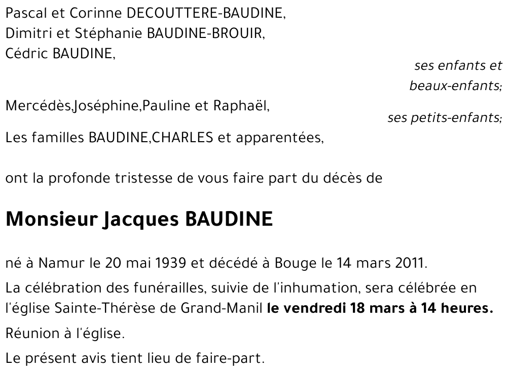 Jacques BAUDINE