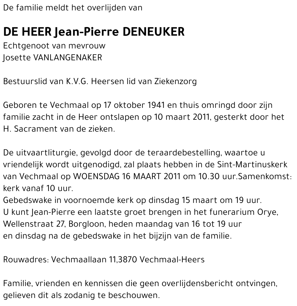 Jean-Pierre Deneuker