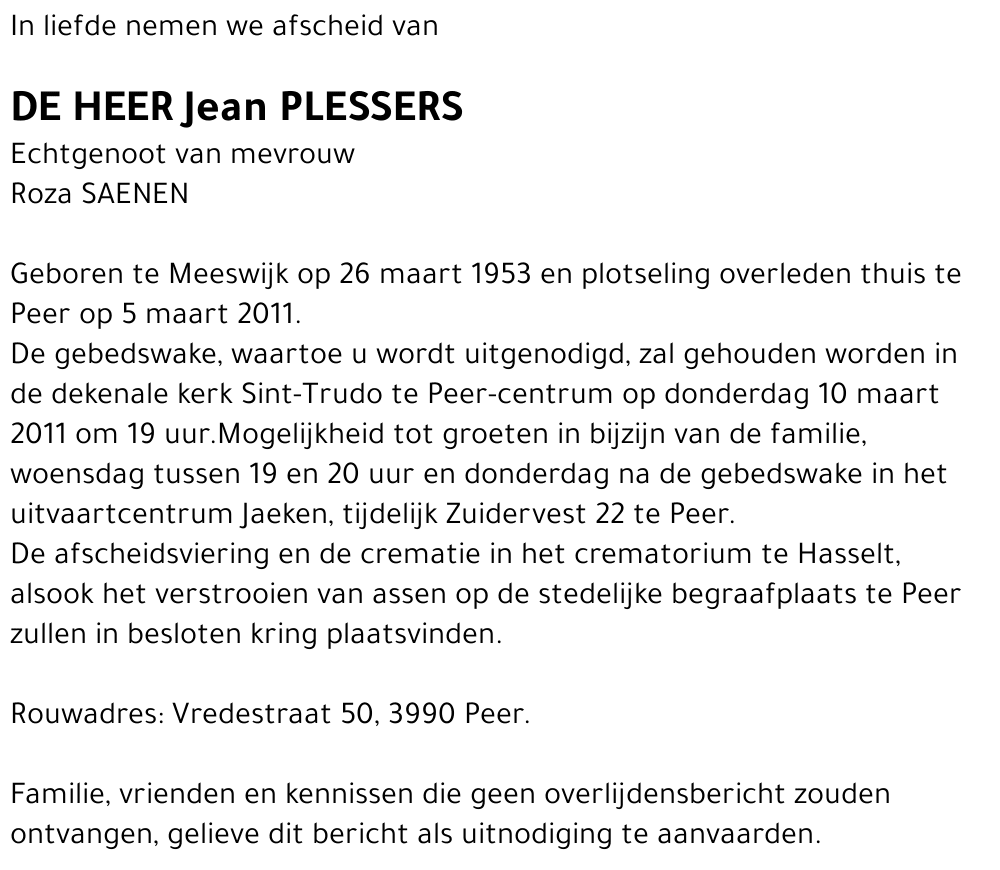Jean PLESSERS