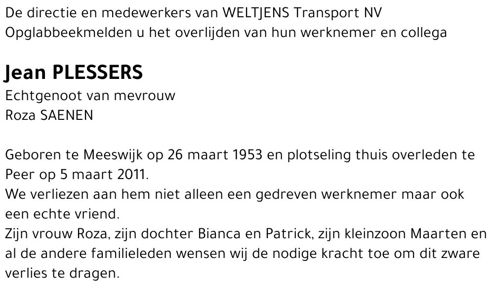 Jean PLESSERS