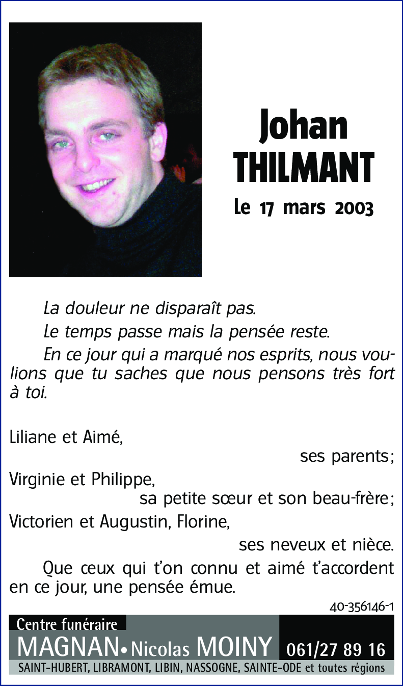 Johan THILMANT
