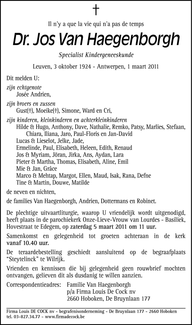 Jos Van Haegenborgh