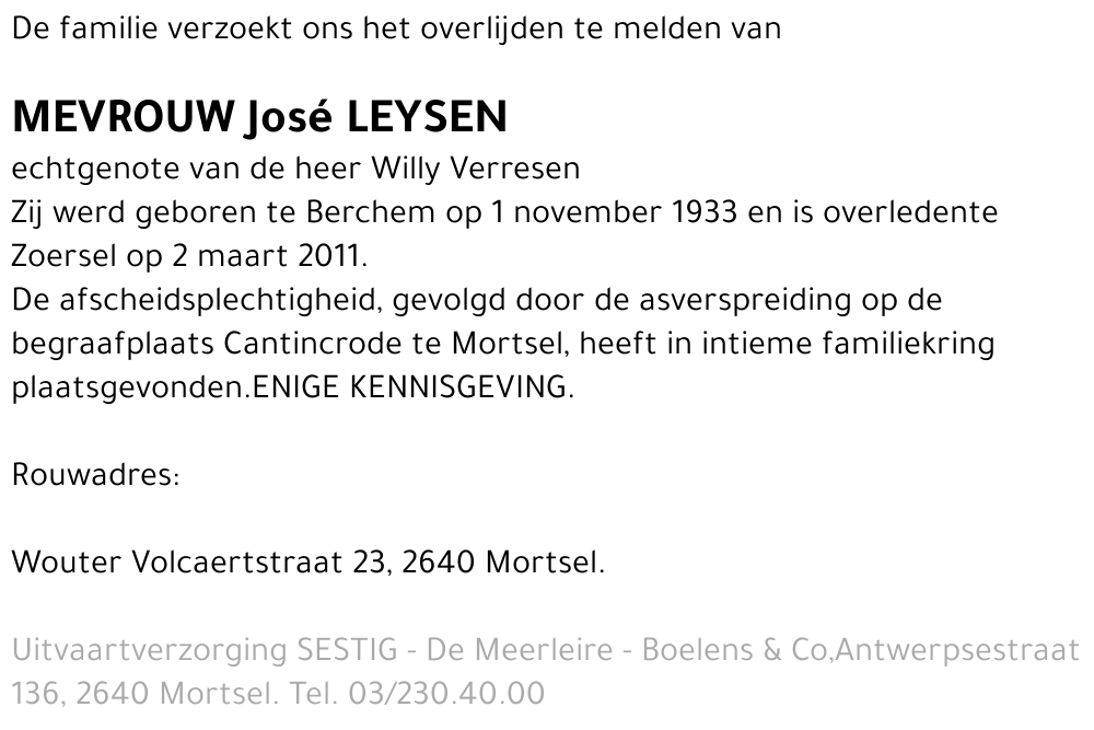 José Leysen