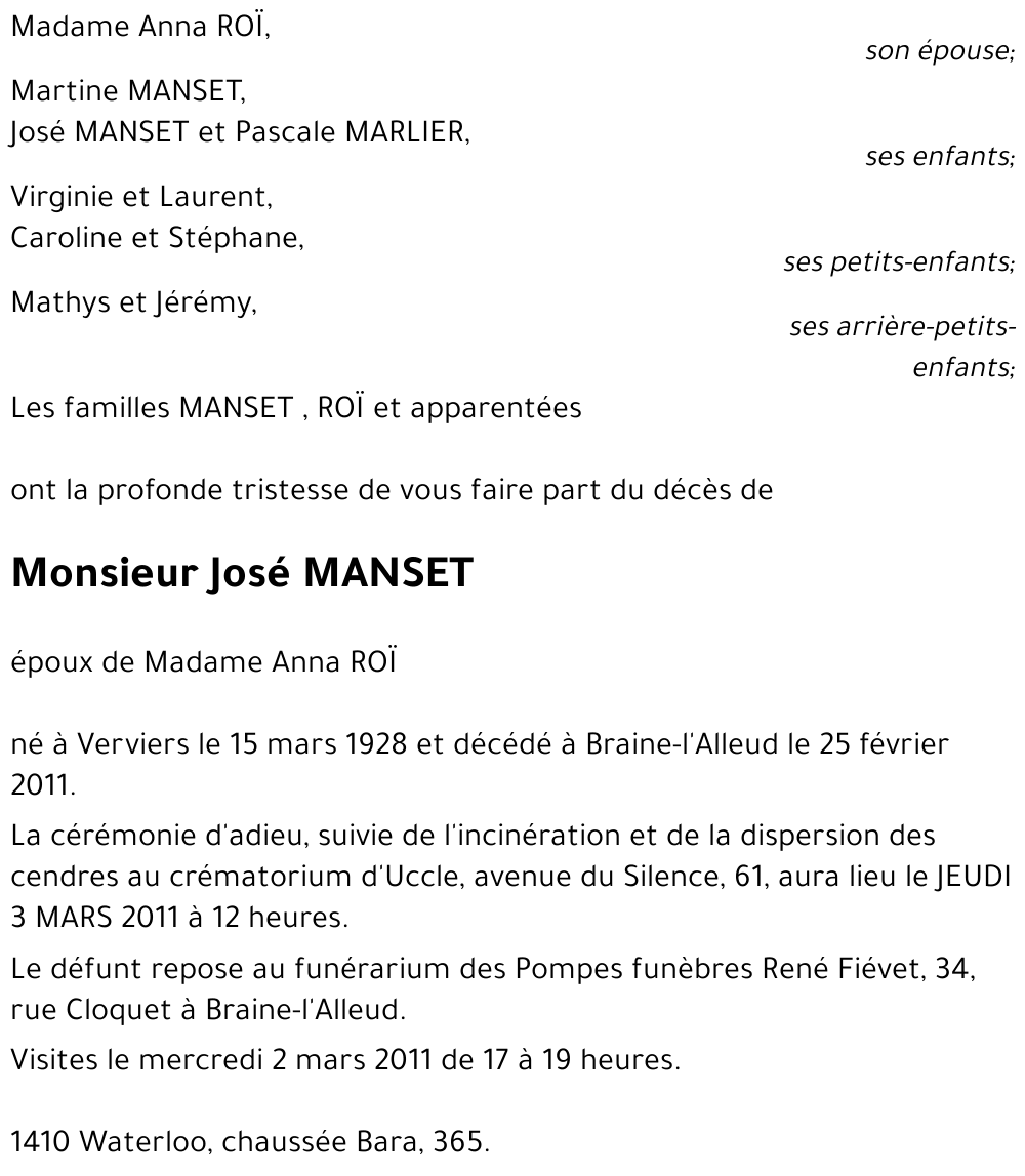 José MANSET